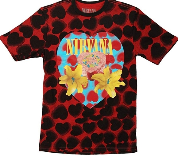 NIRVANA Other - New Nirvana Heart Shaped Box Red Dye Band Shirt